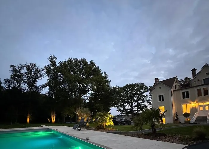 Demeure D'exception A La Campagne, 1h15 De Paris, Padel & Piscine Villa