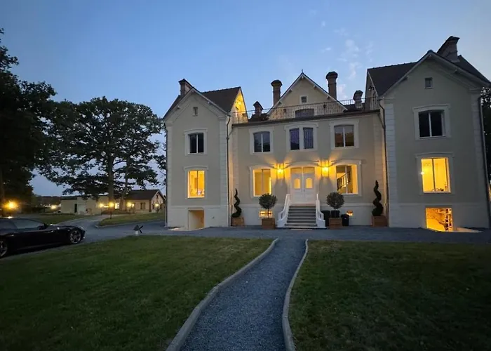 Villa Demeure D'exception A La Campagne, 1h15 De Paris, Padel & Piscine Marolles (Pays d'Auge)